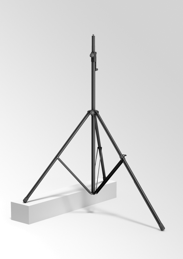 Leveling leg for lighting/speaker stand