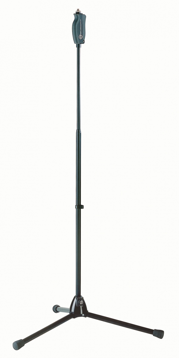 One hand microphone stand
