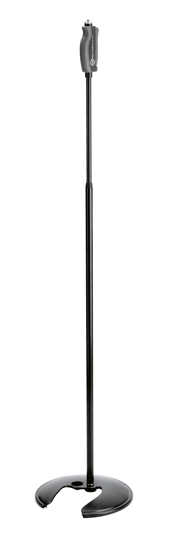 Stackable one-hand microphone stand
